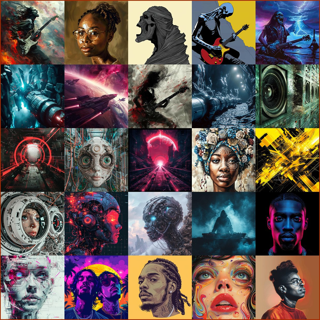 Album Covers Artwork Collection Volume 9 – 125 Copyright-Free Visuals for Music Releases