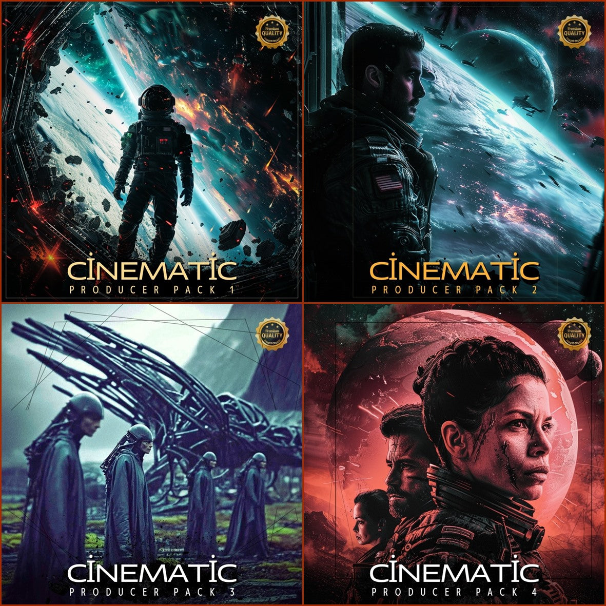 Cinematic Sample Collection 1-4 Packs