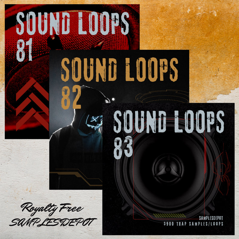 Sound Loops Mega Trap Bundle Vol 81, 82, 83
