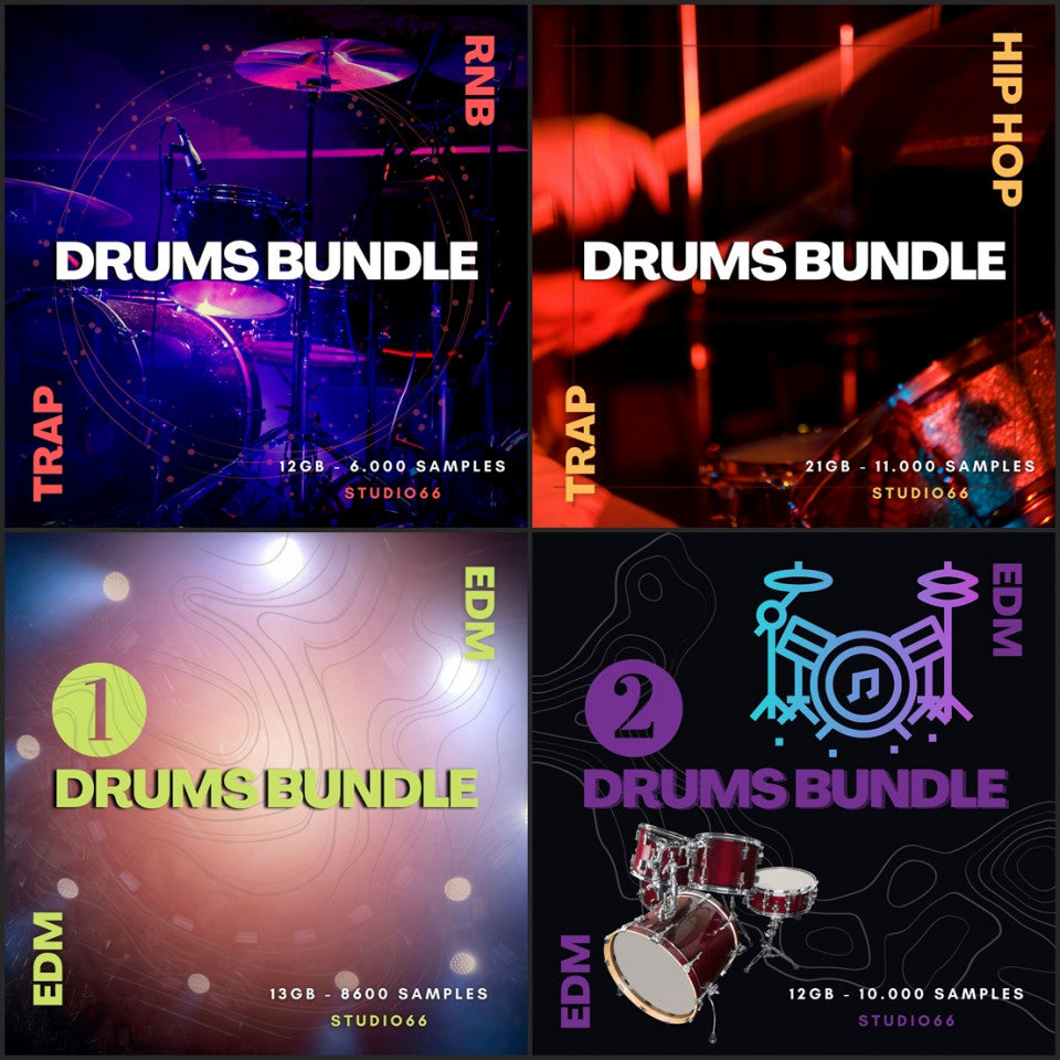 EDM Trap, RNB And Hip Hop Drums Bundle – Star Samples And Loops