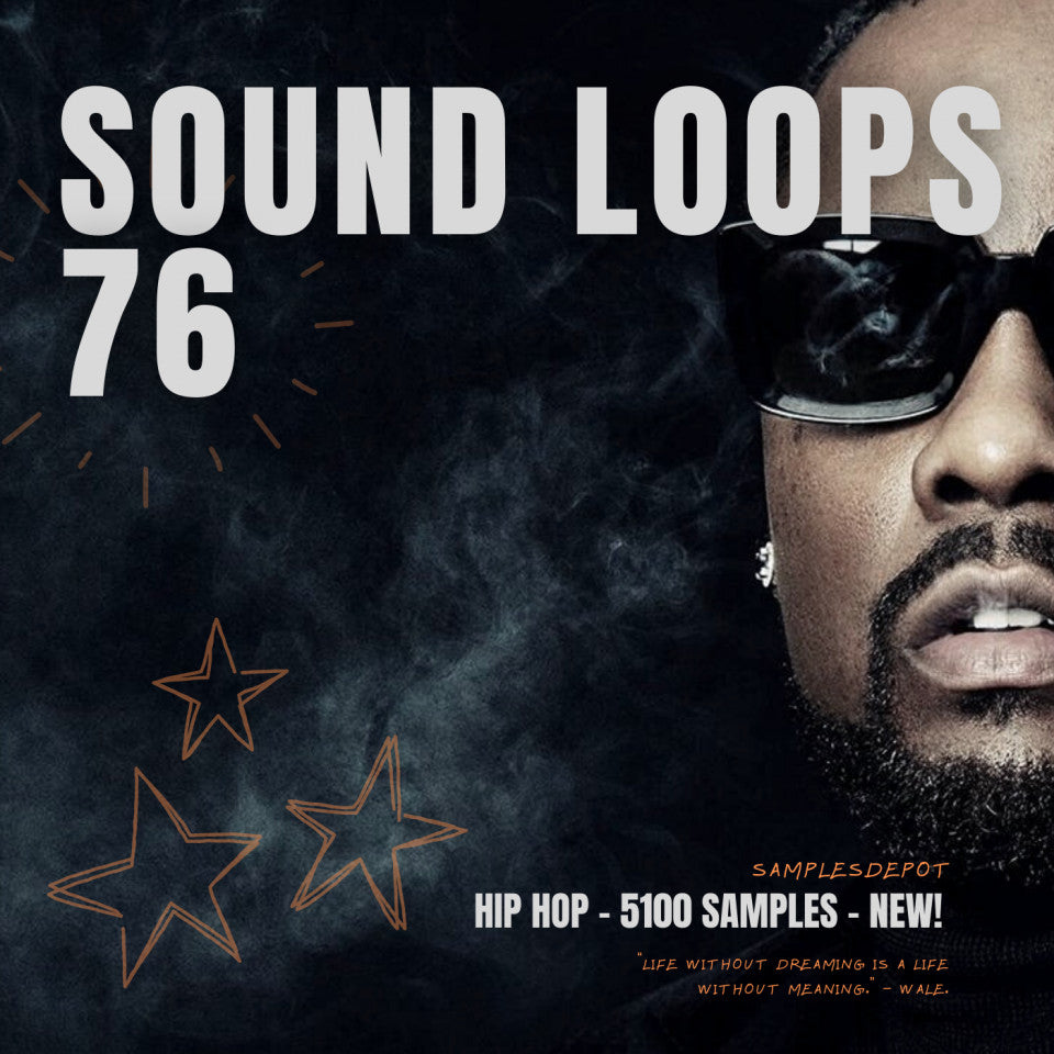 Sound Loops 76 Hip Hop Collection 9GB and 5100 Loops & Samples