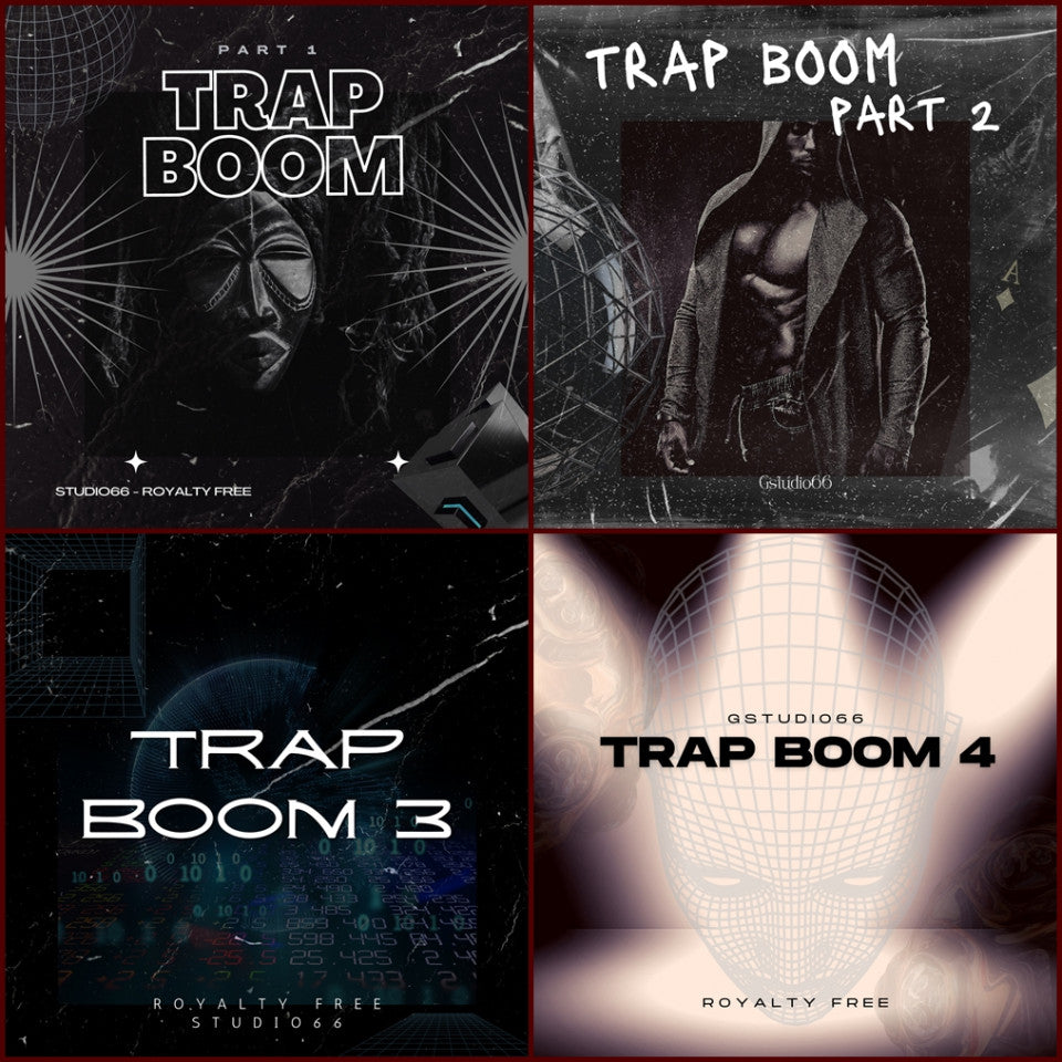TRAP BOOM FULL BUNDLE 26GB of HEAVY TRAP & HIP-HOP SOUNDS