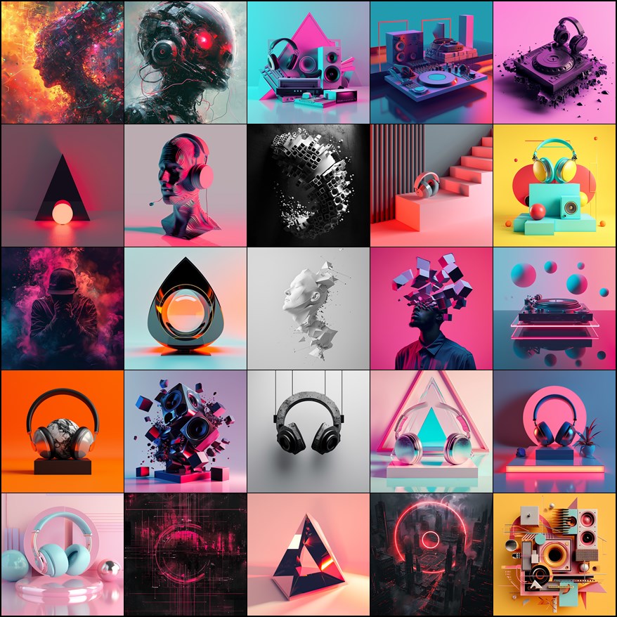 Volume 15 Album Cover Bundle 190 Royalty Free Images for Music