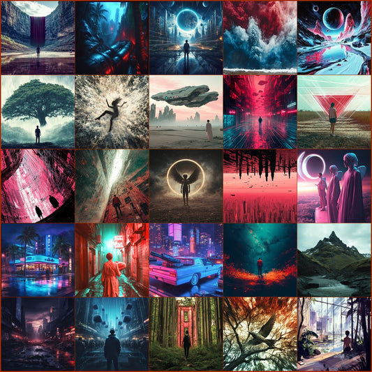 Cinematic and Chillout Music Album Cover Images Copyright Free