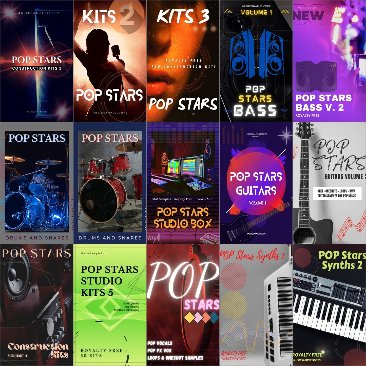 Music Producer POP Stars Bundle (15 Volumes)