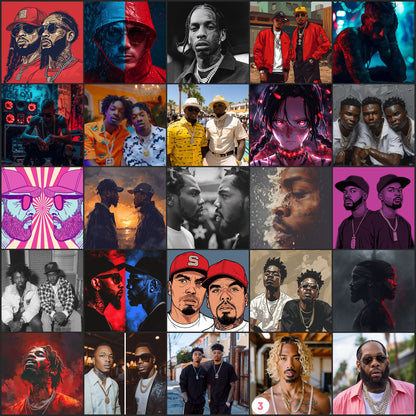 Hip Hop Album Covers Artwork Images Volume 1