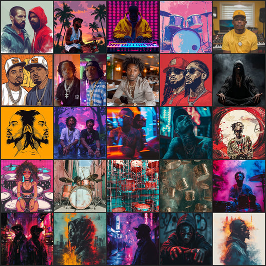 Hip Hop Album Covers Artwork Images Volume 1