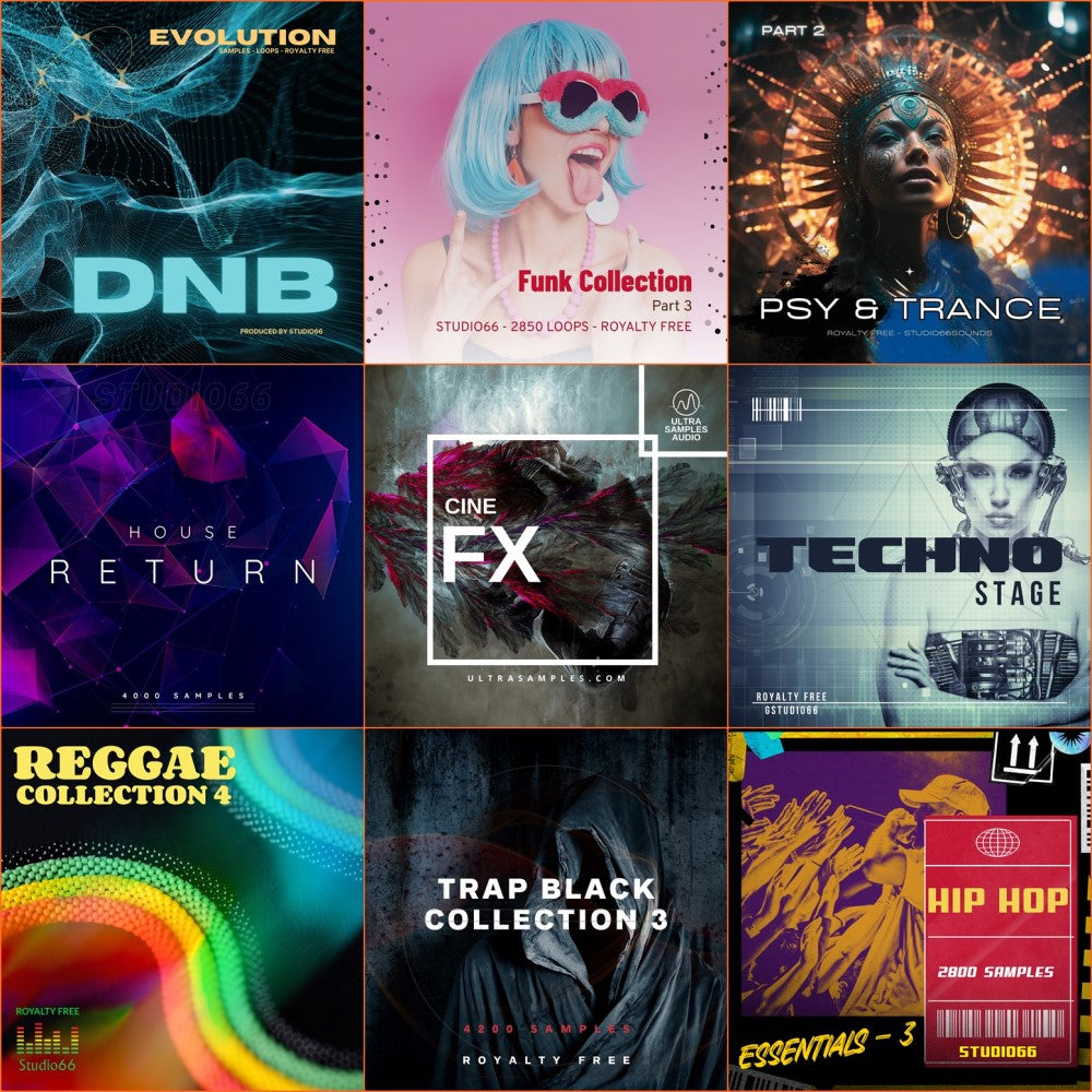Music Producer Bundle - 9 Mixed Genres Part 7