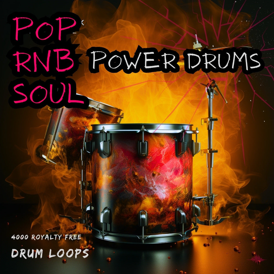 Pop, RnB, and Soul Power Drum Loops