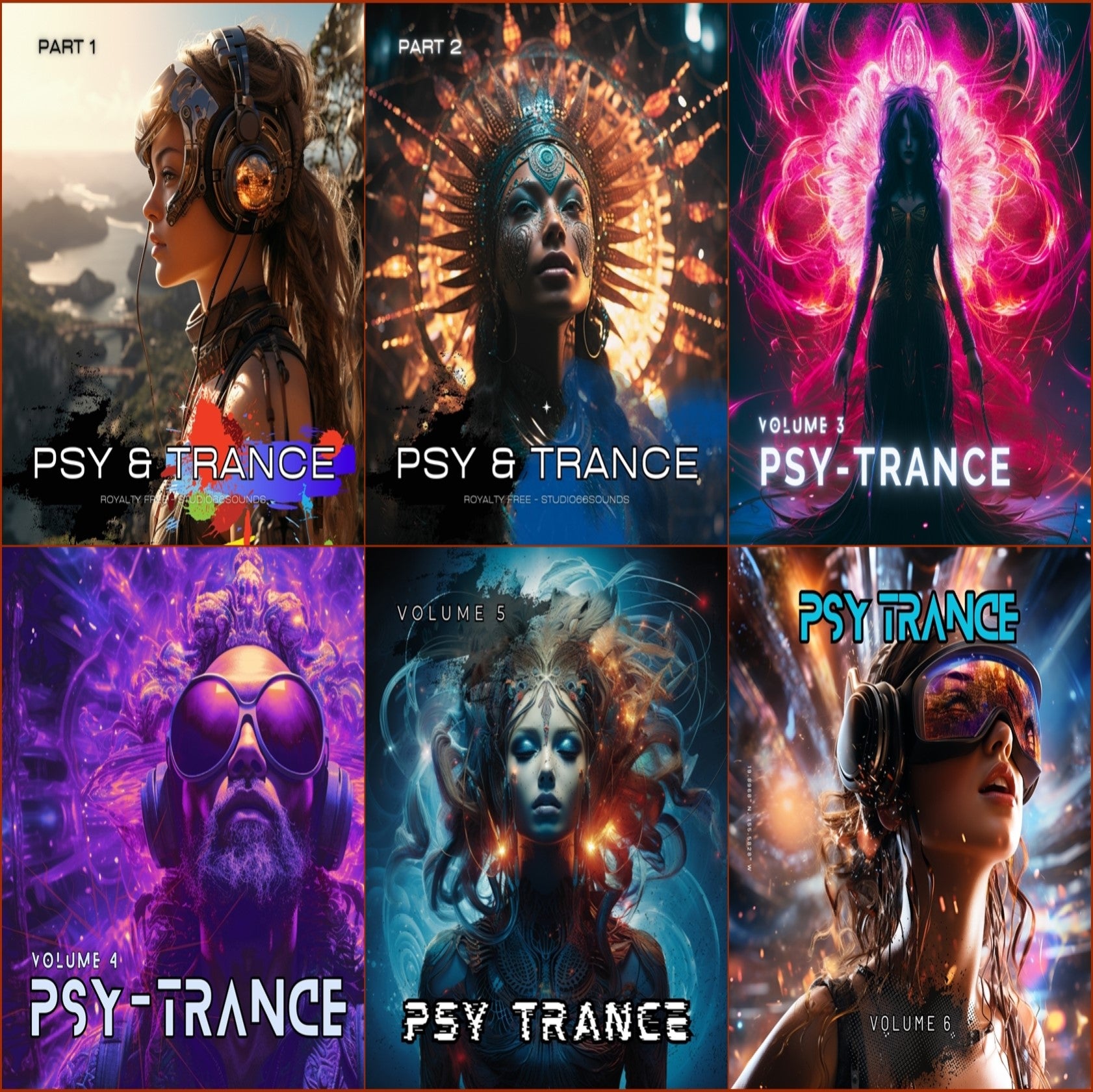 Trance & Psy Bundle Collection Volumes 1-6 – Star Samples and Loops