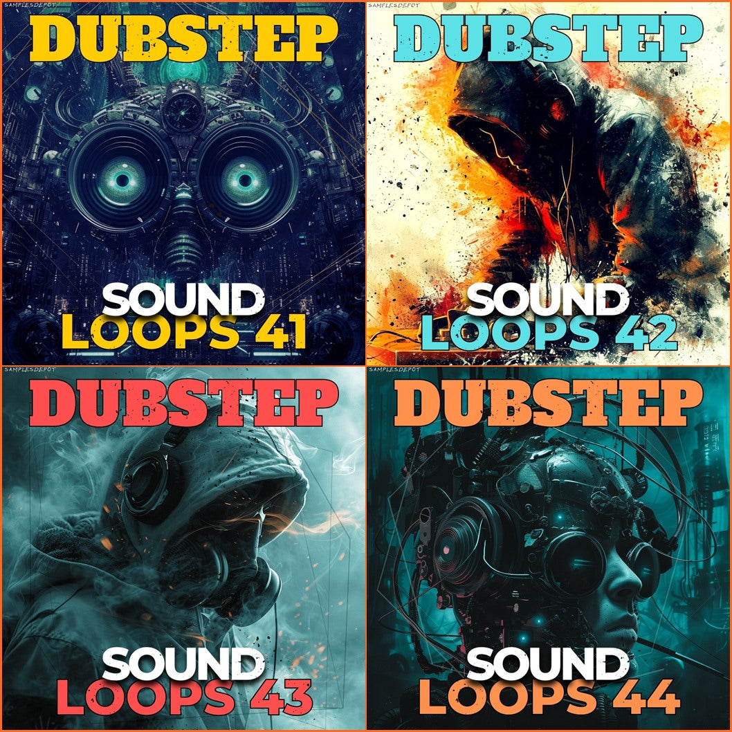 Dubstep Bundle: Sound Loops 41, 42, 43 and 44