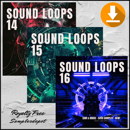 HOUSE Bundle: Sound Loops 14, 15 and 16 Collection