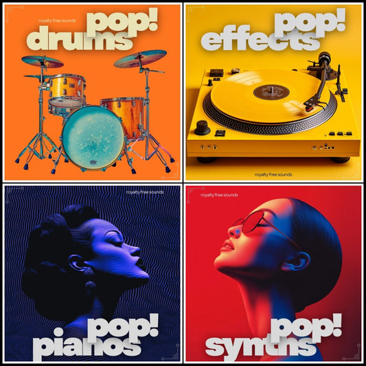 Pop! Professional Bundle 1 with 3540+ Royalty Free Pop Samples