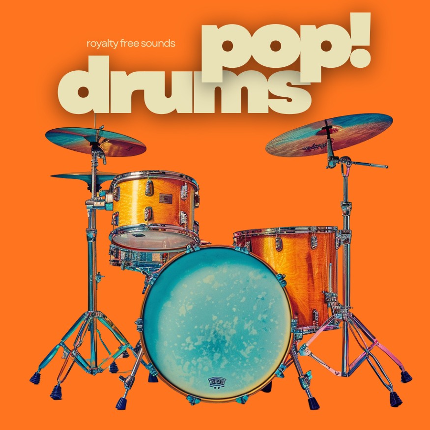 POP! Drums Samples Pack | 1262 WAV Drum Sounds