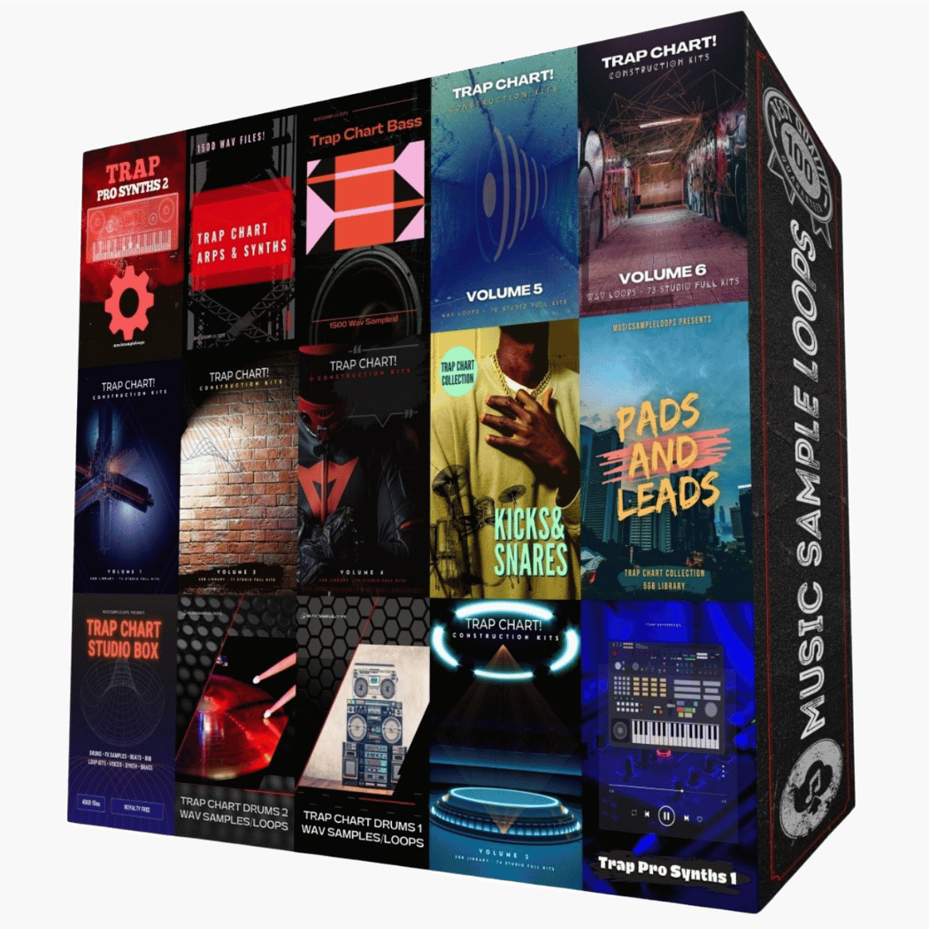 Music Producer Trap Chart Bundle (15 Volumes)