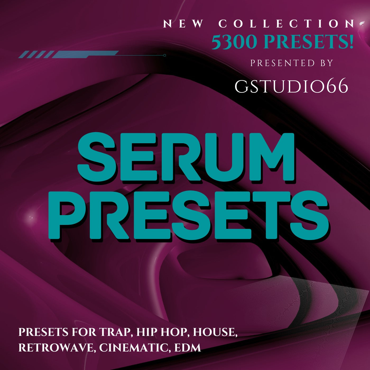 Serum Banks 5300 Presets for xFer Serum House Trap Hip Hop Retrowave EDM, Chill