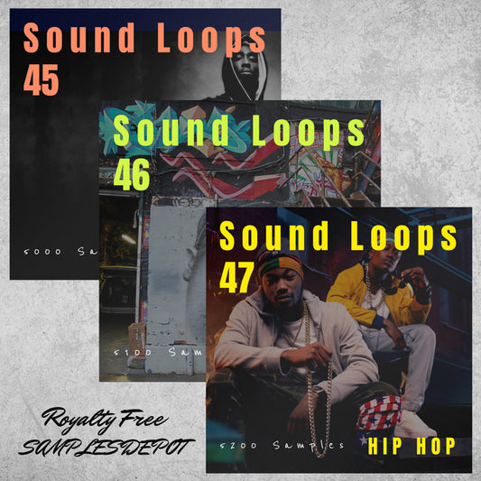 Hip Hop Bundle: Sound Loops 45, 46 and 47 Collection