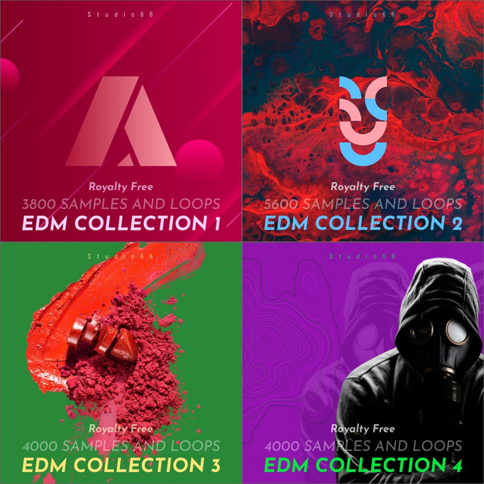 EDM Red Collection 4 Volumes - 12500 Files