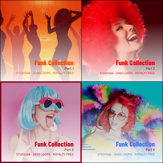 Funk Groove Collection ALL Funk 1-4 Parts