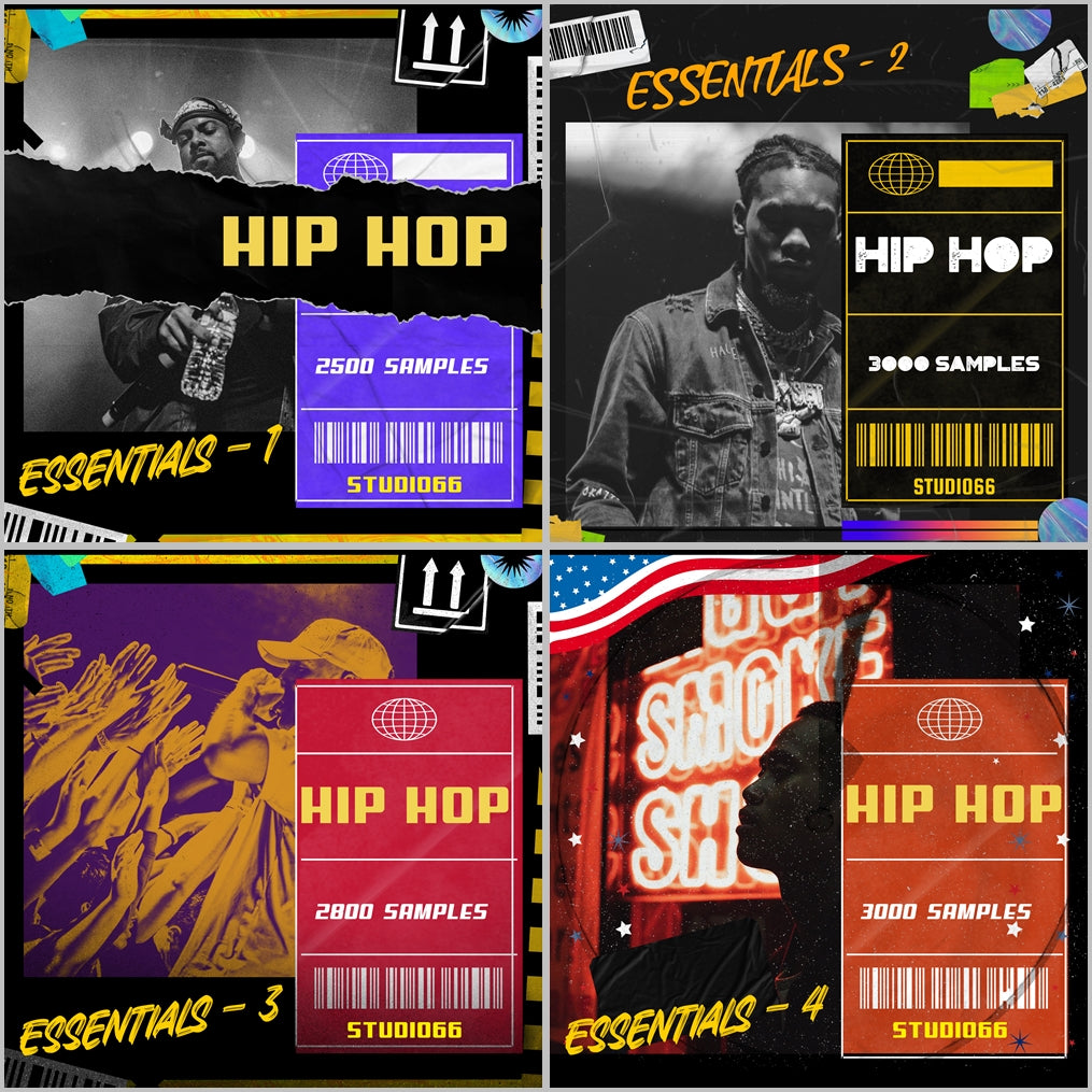 Hip Hop Essentials Bundle 1-4 Packs Included