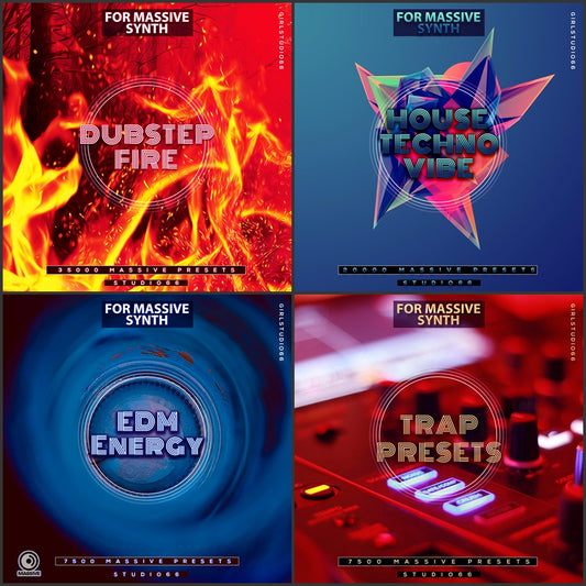 NI Massive Bundle 71.000 Presets Trap Hip Hop EDM Dubstep House Techno