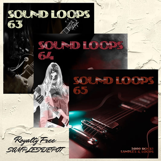 Rock Bundle: Sound Loops 63, 64 and 65 Collection